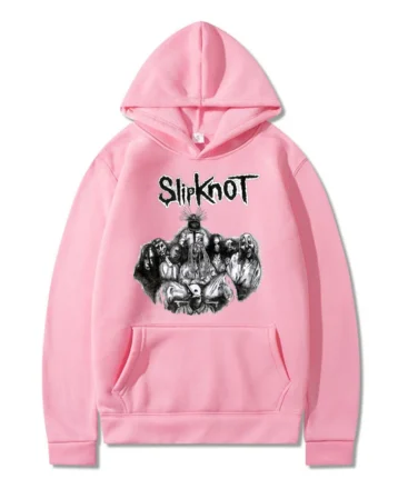 Slipknot Merch Pink Rock Band Hoodie