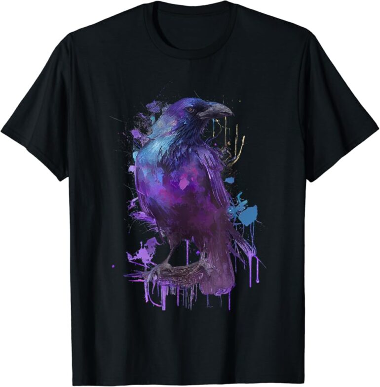 Slipknot Merch Crowz Raven Colorful Design T Shirt