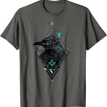 Slipknot Merch Crowz Raven Style Cyan T Shirt Cool