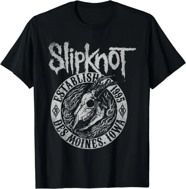 Slipknot Merch Iowa T-Shirt Black