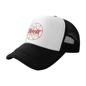 Slipknot Heavy Metal Band Snapback Trucker Hat Black White